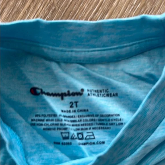 Champion Kids Shirts and short Set- Blue and Black - Picture 3 of 5